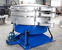 搖擺篩的搖擺多靠四周的拉桿，進(jìn)行左右搖擺從而實(shí)現(xiàn)篩網(wǎng)中物料的篩分作用。