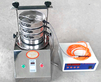 試驗(yàn)篩多用于實(shí)驗(yàn)篩物料篩分使用，篩分效果比較明顯，每層篩框都是有不同的篩分孔徑控制物料的精度大小，同時(shí)具有定時(shí)功能。