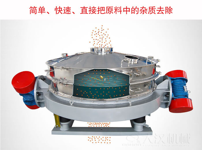 直排篩可用于粉末、顆粒的粗略篩分和除雜